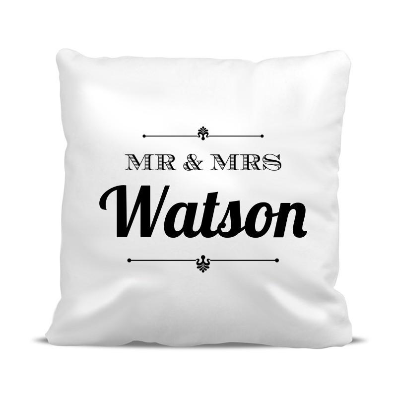 Mr & Mrs Classic Cushion Cover