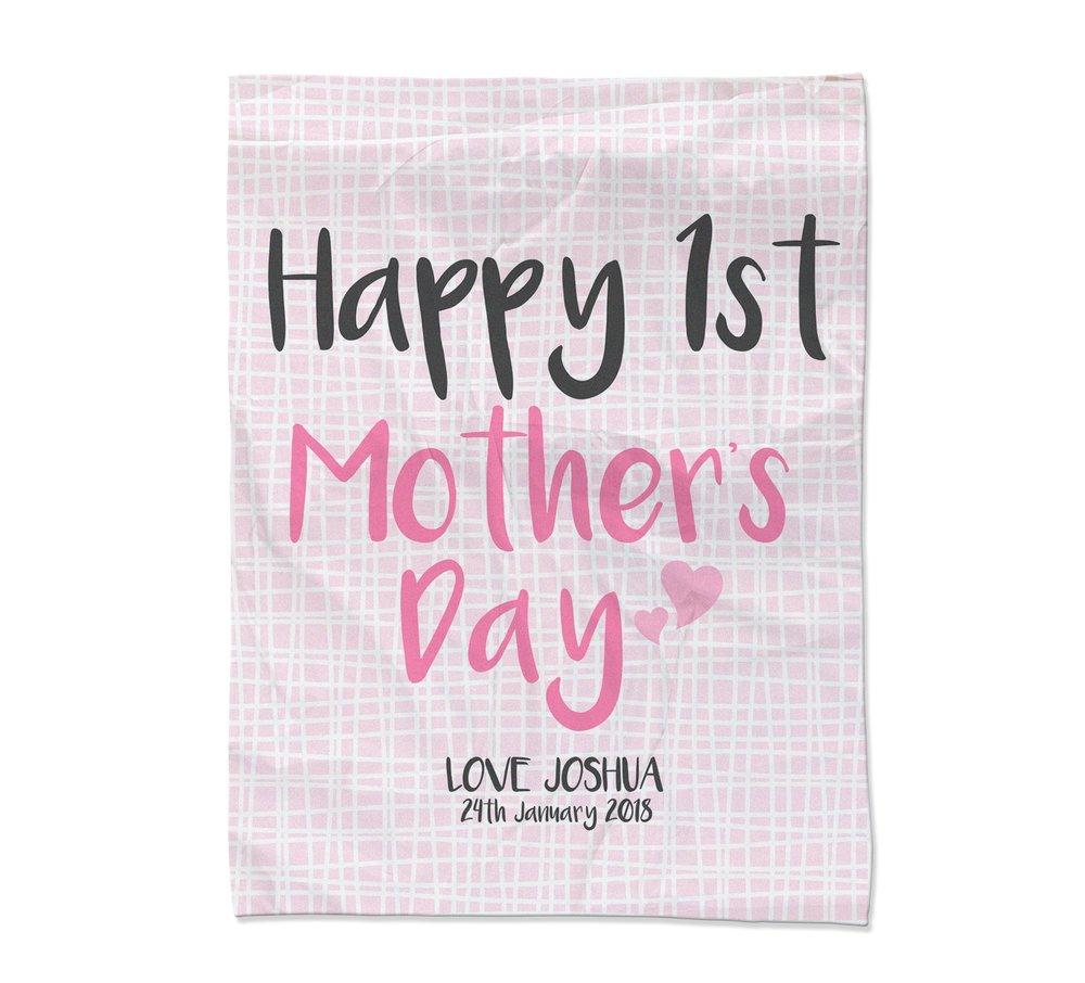 1st Mother's Day Blanket - Medium