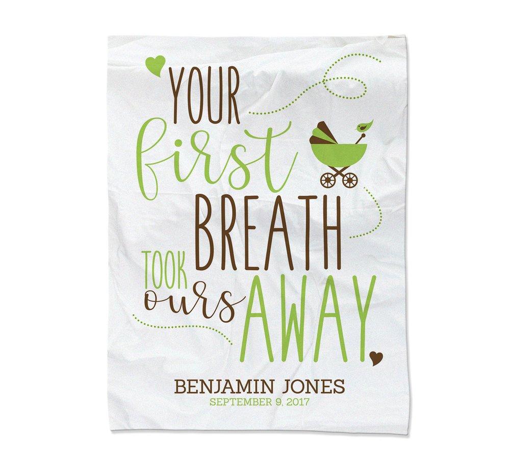 First Breath Blanket - Medium (45x60")