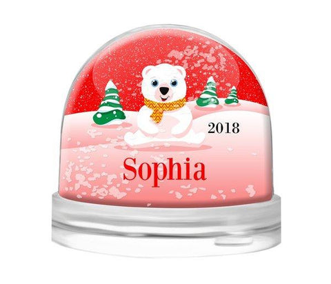 Red Snow Globe