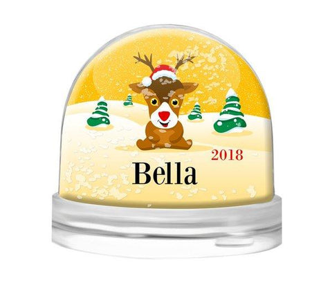 Yellow Snow Globe