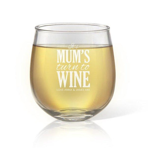 Turn To Stemless Wine Glass