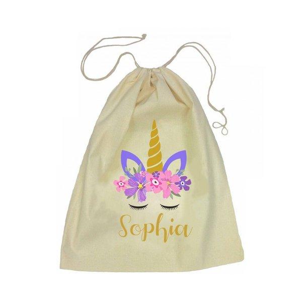 Calico Drawstring Bags
