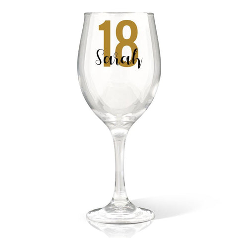 Improves with Age Wine Glass
