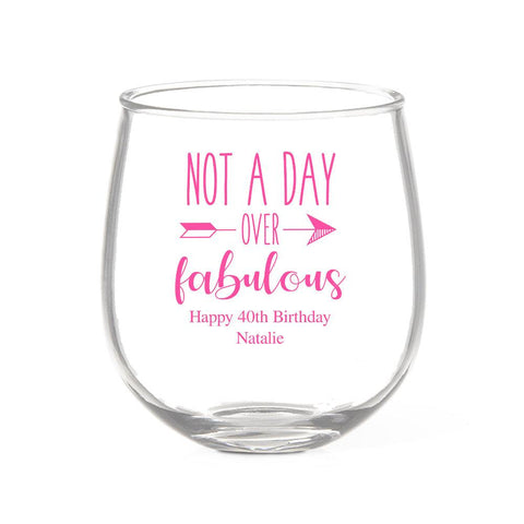 Fabulous Stemless Wine Glass