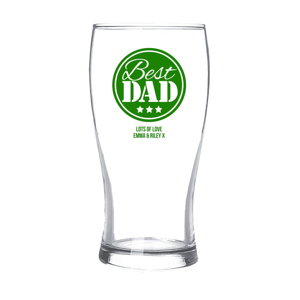 Best Dad  Standard Beer Glass