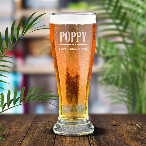 Poppy Premium 285ml Beer Glass