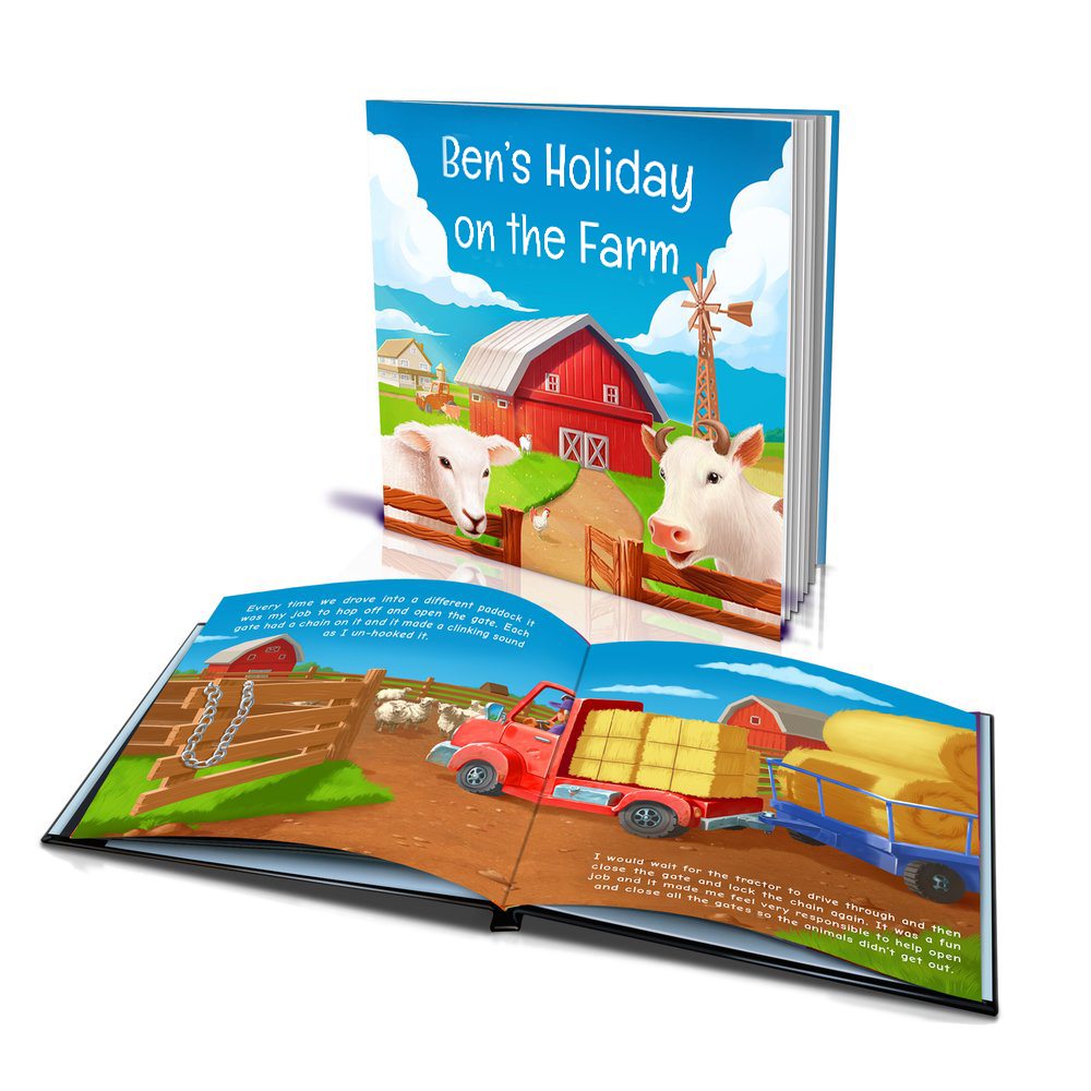 Hard Cover Story Book - Holiday on the Farm