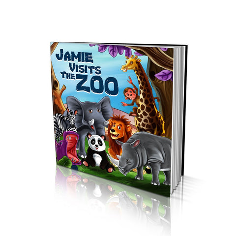Large Soft Cover Story Book - Visits the Zoo