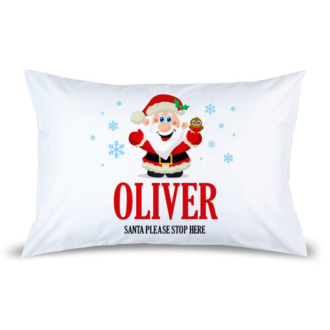 Jolly Santa Pillow Case