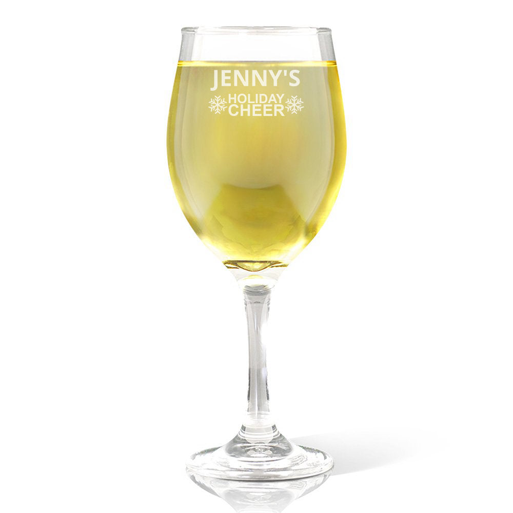 Holiday Cheer  Wine Glass  410ml
