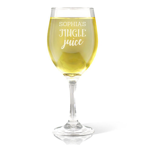 Jingle Juice Wine Glass  410ml