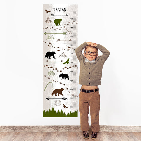 Wilderness Wall Decal Height Chart