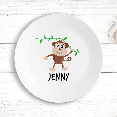 Monkey Kids Plate