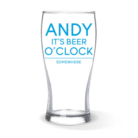 Somewhere Standard Beer Glass