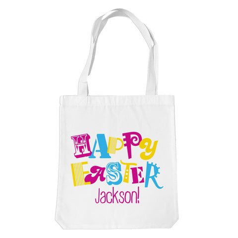 Happy Easter White Premium Tote Bag