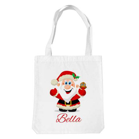 Jolly Santa White Premium Tote Bag