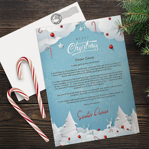 Winter Santa Letter