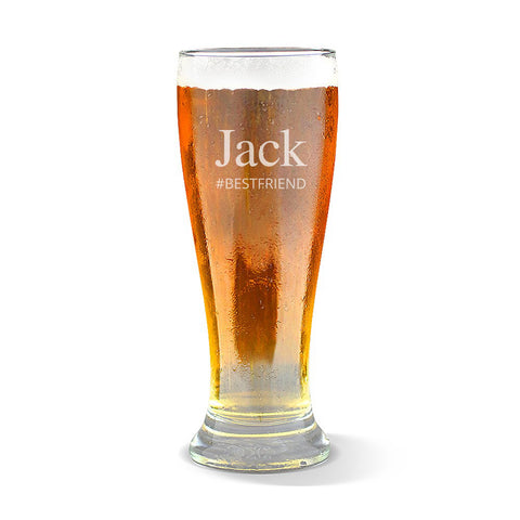 Hash Tag Premium 425ml Beer Glass