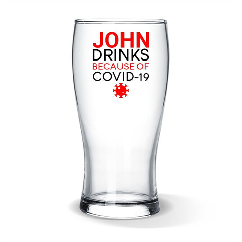 Covid Standard Beer Glass