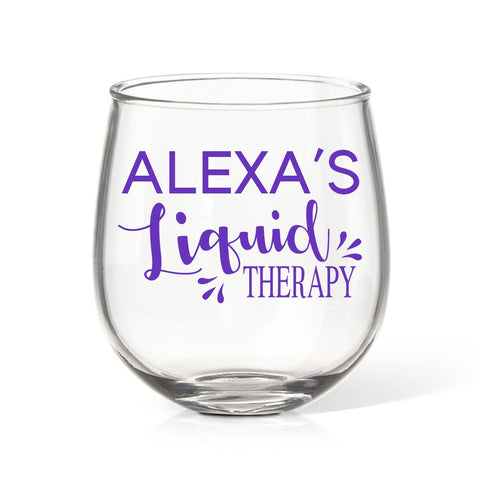 Therapy Stemless Wine Glass