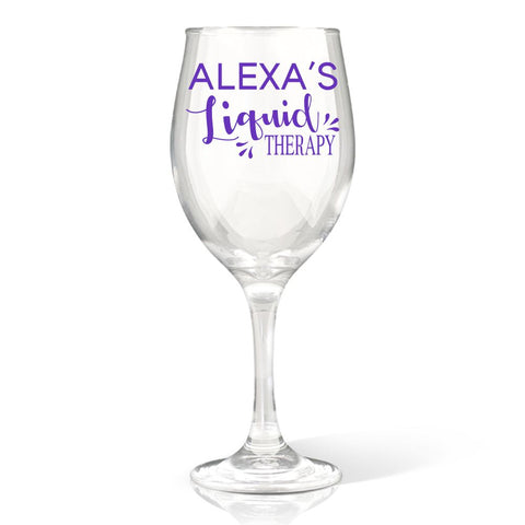 Therapy Wine Glass