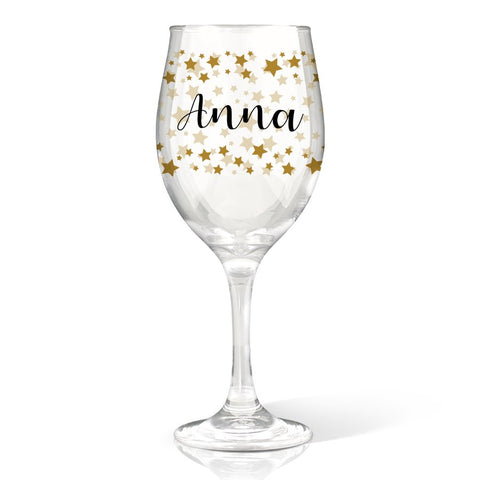 Stars Wine Glass