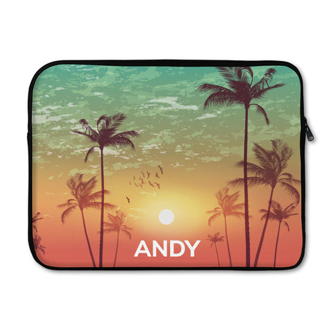 Palm Trees Laptop Sleeve - Medium