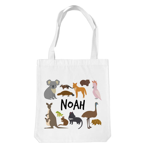 Aussie Animals White Premium Tote Bag 'Temporary Out of Stock '