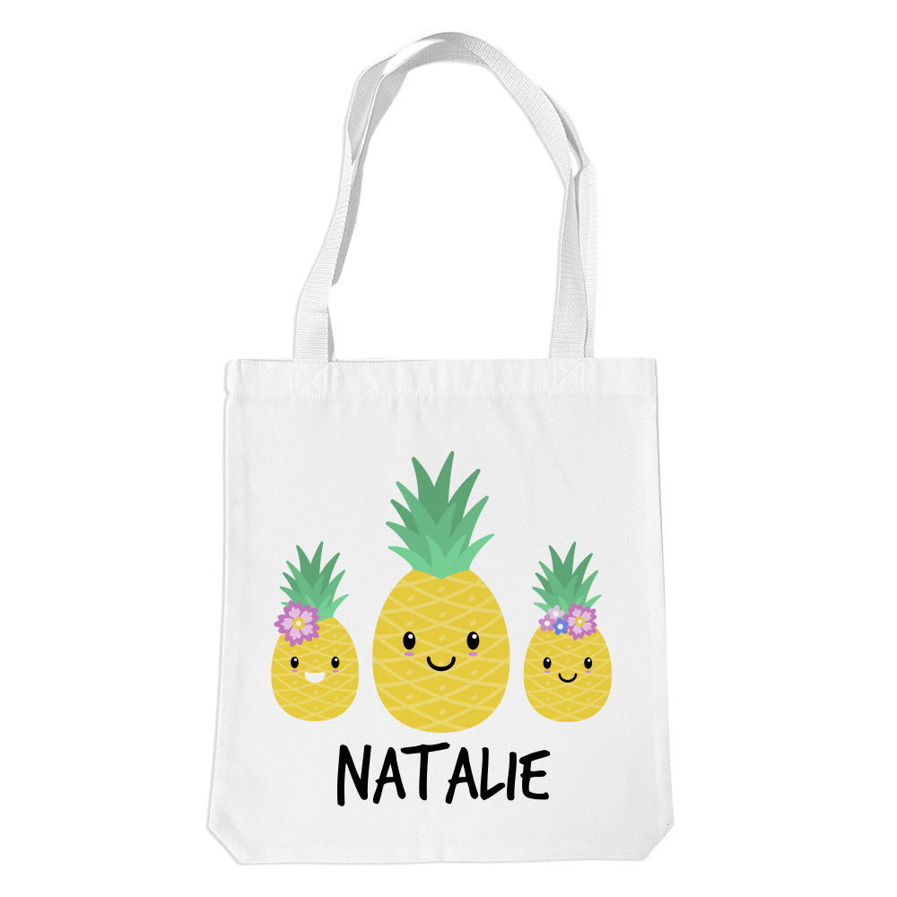 Pineapple White Premium Tote Bag