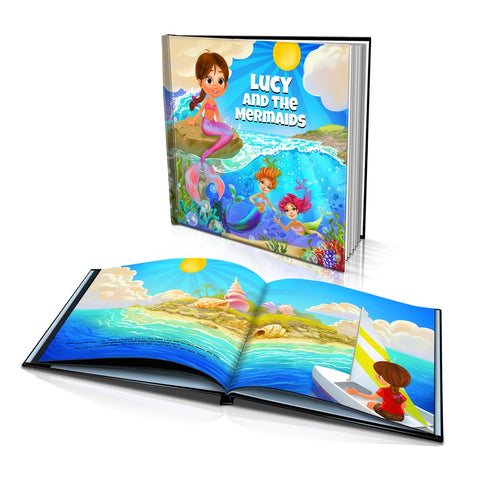 Large Hard Cover Story Book - The Mermaids