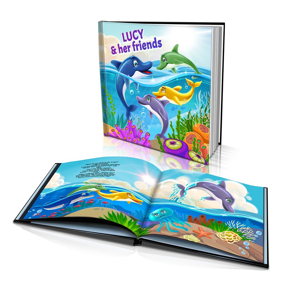 Dolphin Friends Large Hard Cover Story Book