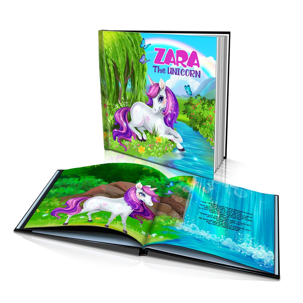 Large Hard Cover Story Book - The Unicorn