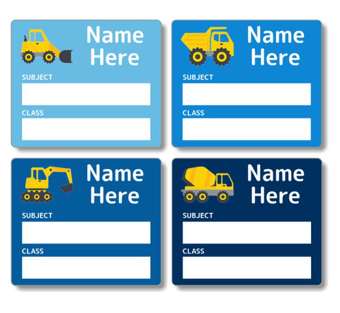 Little Digger - School Book Label (Pack of 16)