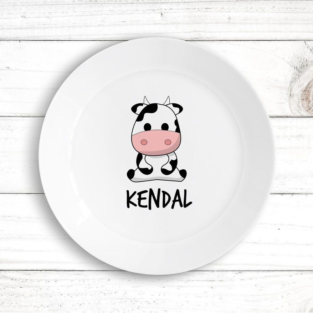 Cow Kids Plate