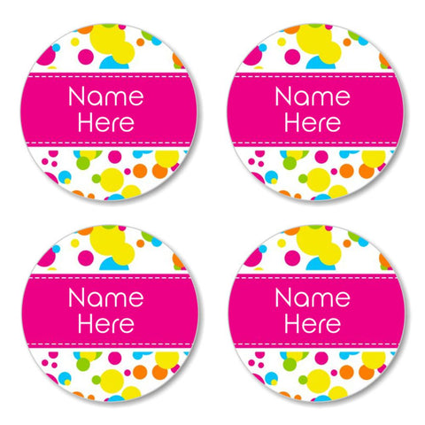 Bubbles Round Label (Pack of 30)