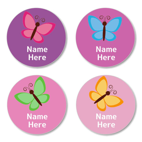 Butterfly Round Label (Pack of 30)