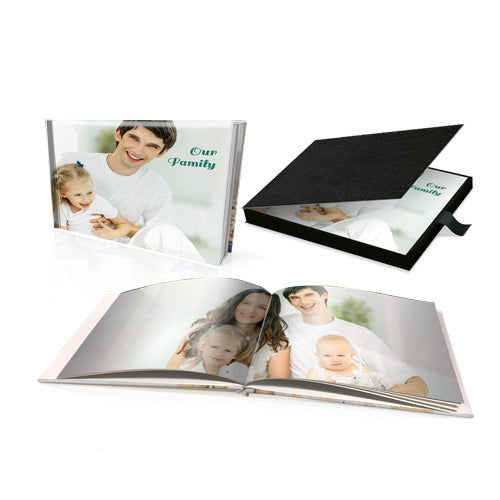 8 x 11" Premium Personalised Padded Cover Book in Presentation Box
