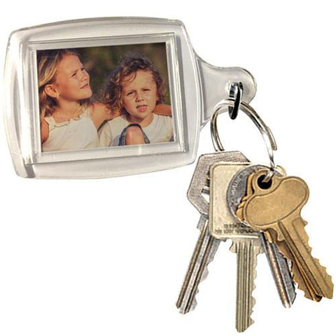 Small Rectangle Photo Keyring