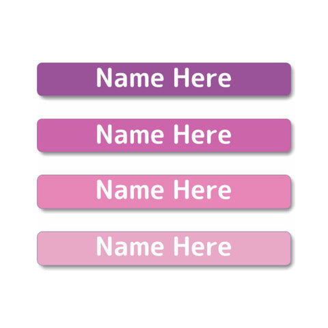 Magenta Mini Name Labels (Pack of 40)
