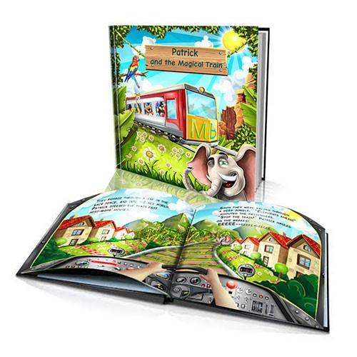 Large Hard Cover Story Book - The Magic Train