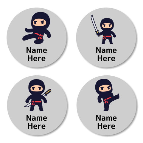 Ninja Round Label (Pack of 30)