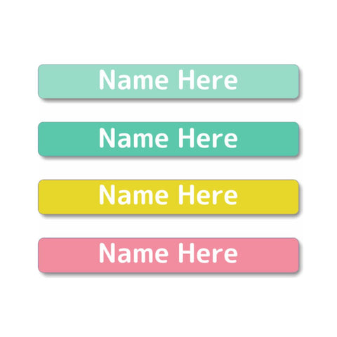 Pastels Mini Name Labels (Pack of 40)