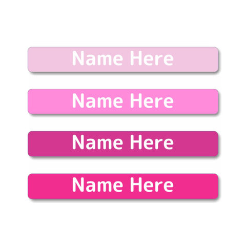 Pinks Mini Name Labels (Pack of 40)