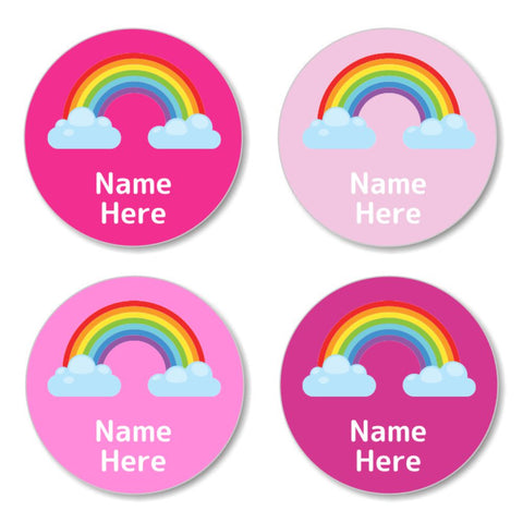 Rainbow Round Label (Pack of 30)