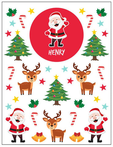 Santa Christmas Sticker Pack