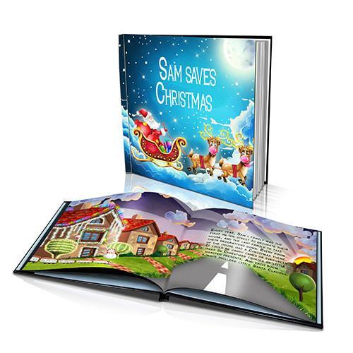 Large Hard Cover Story Book - Saving Christmas