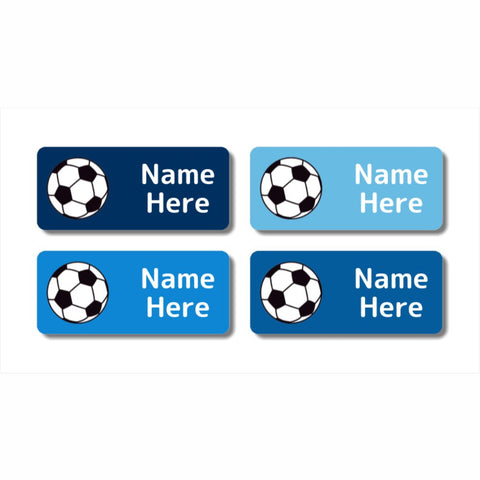 Soccer Ball Rectangle Name Labels (Pack of 32)