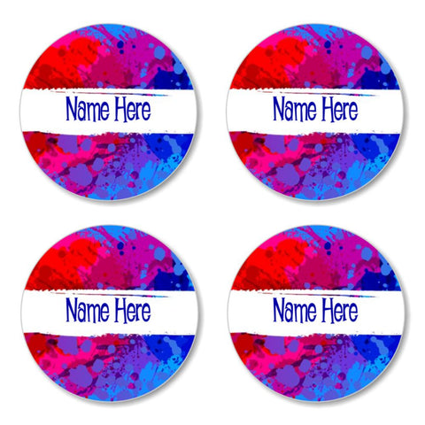 Splatter Round Label (Pack of 30)