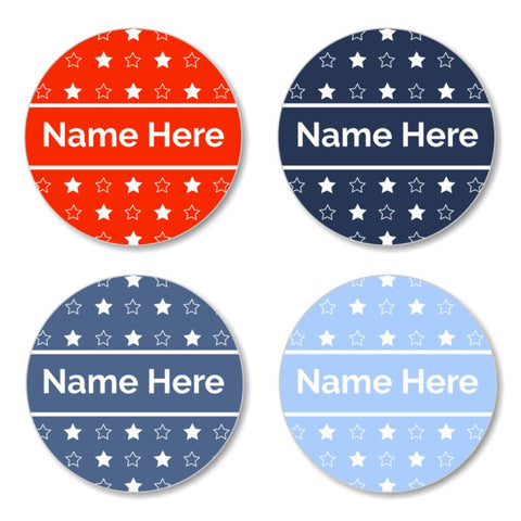 Star Round Label (Pack of 30)